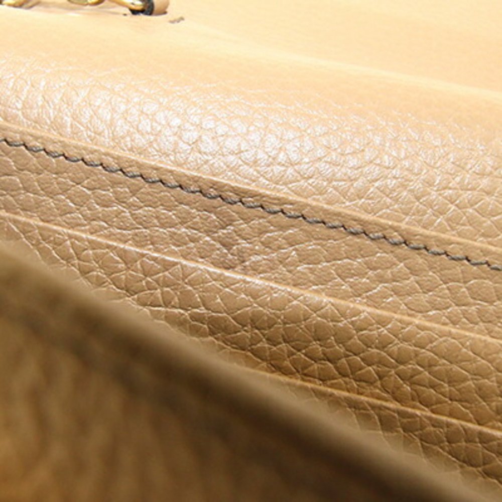 GUCCI Cream Leather Clutch Bag - Picture 7 of 9